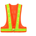 Fahrradweste LED wiederaufladbare LED Hi Vis Safety Weste Herren LED Reflective Weste